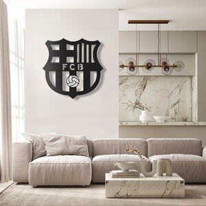 Barcelona Wall Decor, Barcelona Metal Wall Art, Barcelona Wall Sign