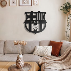 Barcelona Wall Decor, Barcelona Metal Wall Art, Barcelona Wall Sign