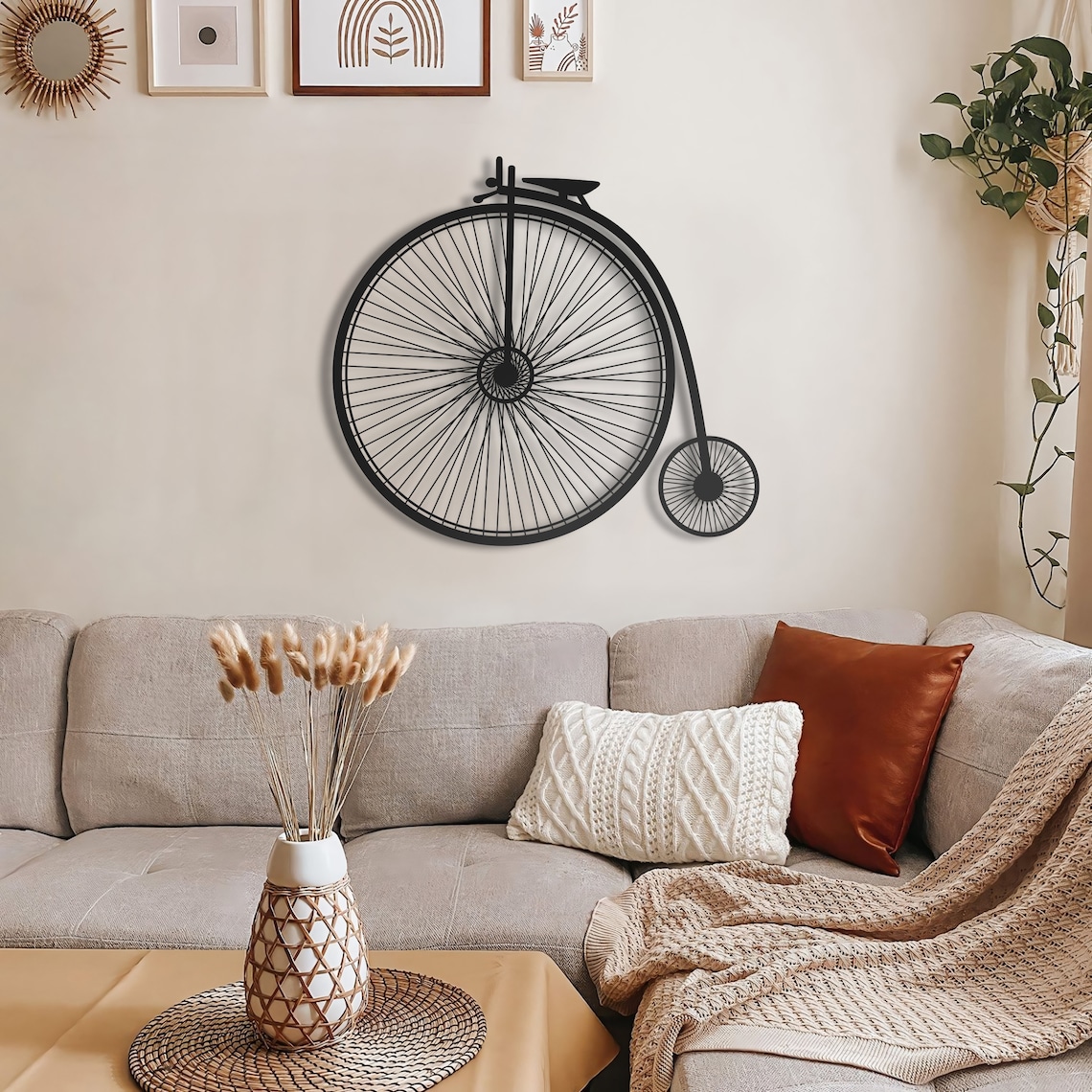 Bicycle Metal Wall Art Bicycle Wall Sign Outdoor Metal Wall Etsy