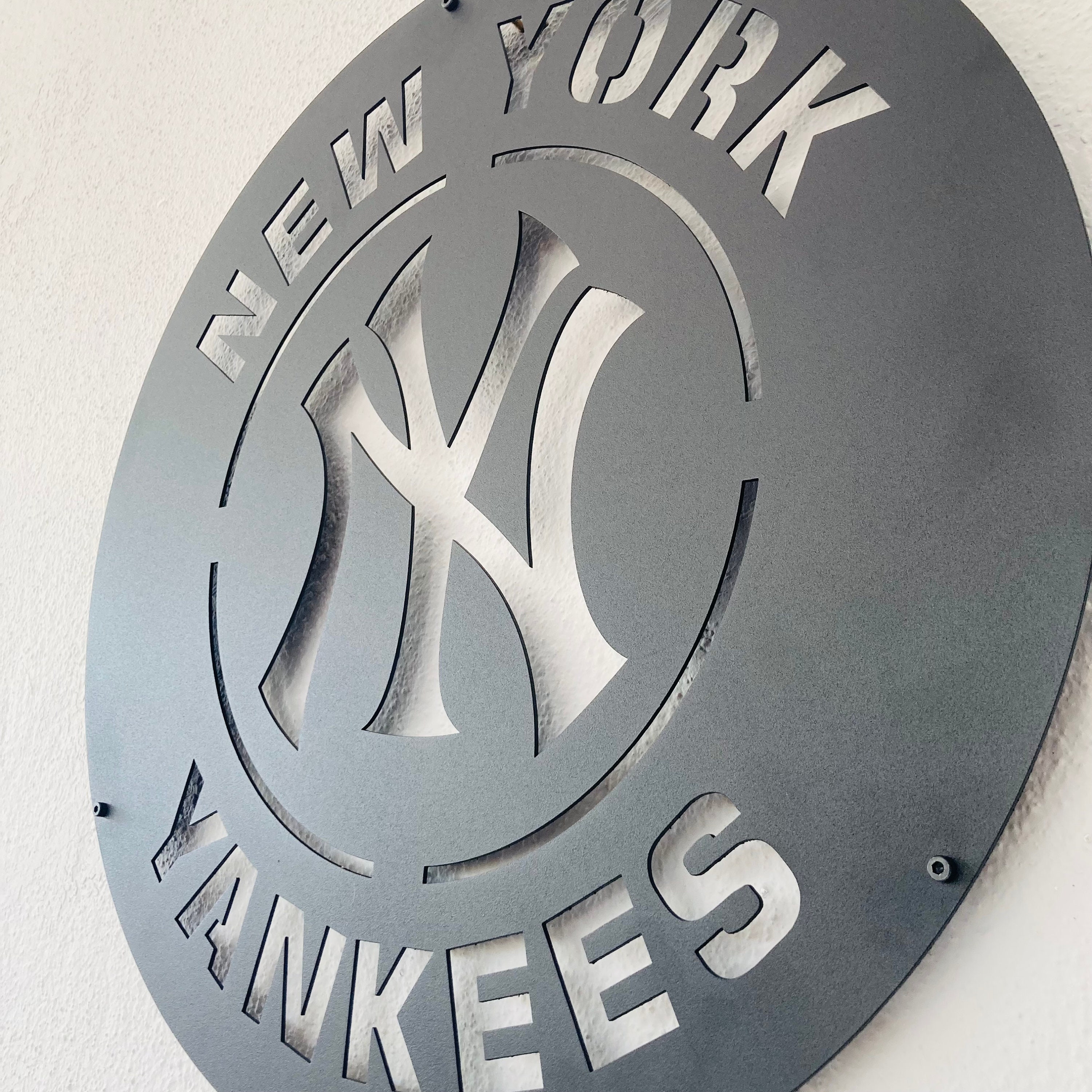 New York Yankees Metal Wall Art, Unique New York Yankees Wall Decor, Wall Decor Gifts, MLB Metal
