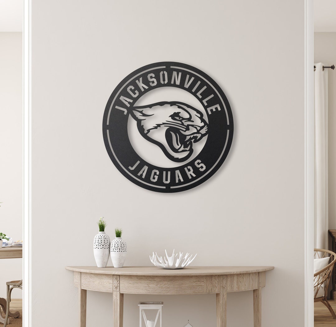 Jacksonville Jaguars Metal Wall Art, Jaguars Wall Decor, Jacksonville Jaguars Gifts, American