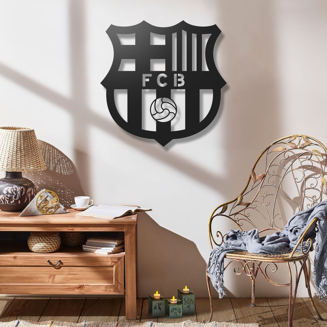 Barcelona Wall Decor, Barcelona Metal Wall Art, Barcelona Wall Sign