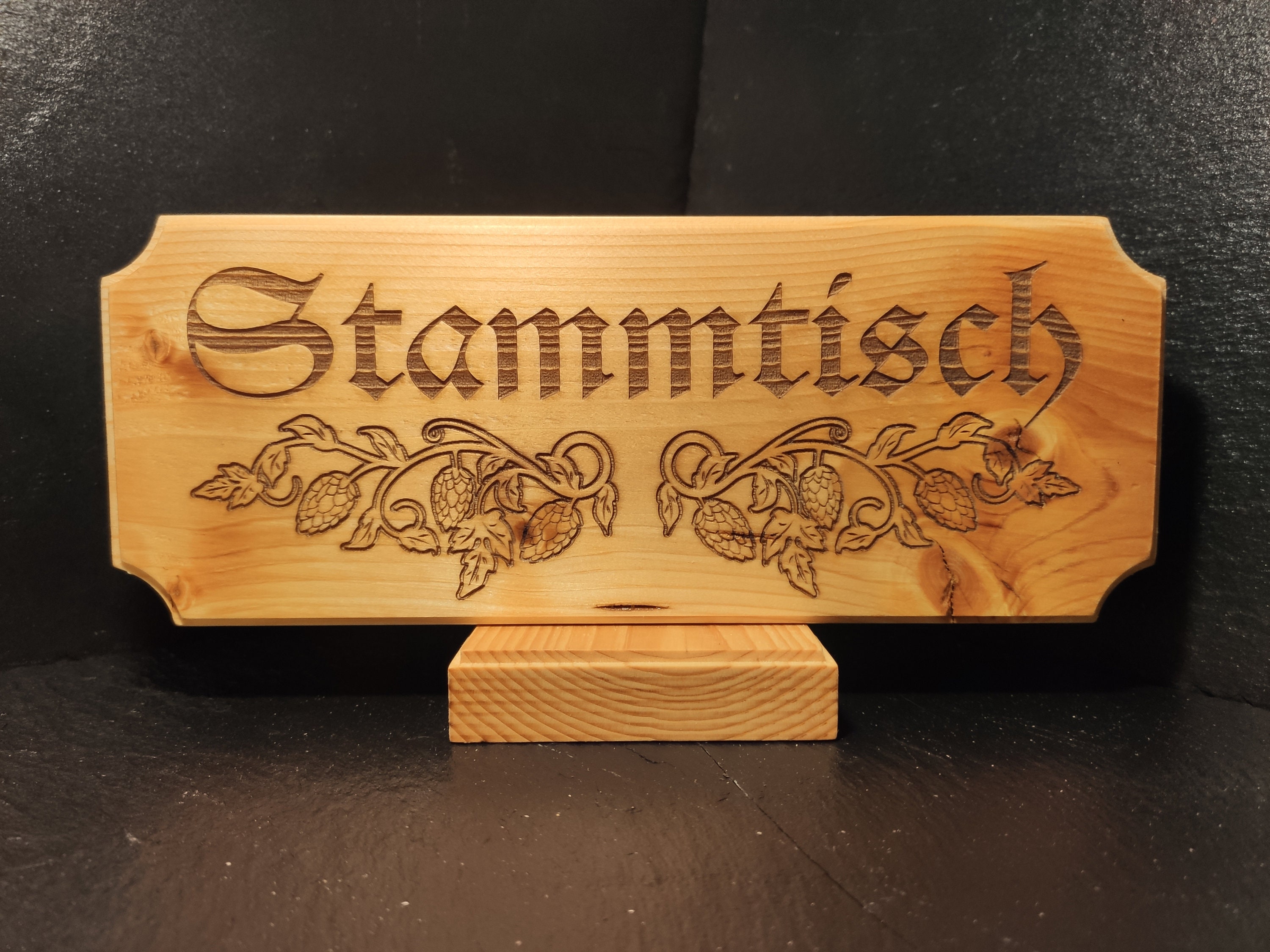 Stammtischschild Stammtisch Schild Holz Personalisiert | Etsy