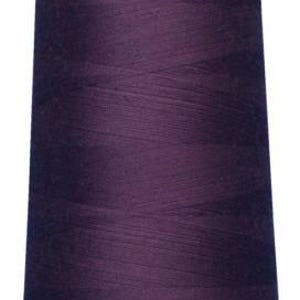 May include: A spool of dark purple thread.