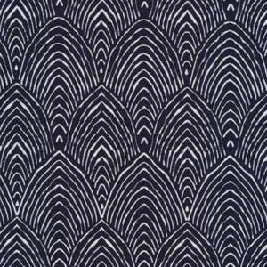 May include: A seamless pattern of white arches on a dark blue background. The arches are arranged in a repeating pattern, creating a geometric design.