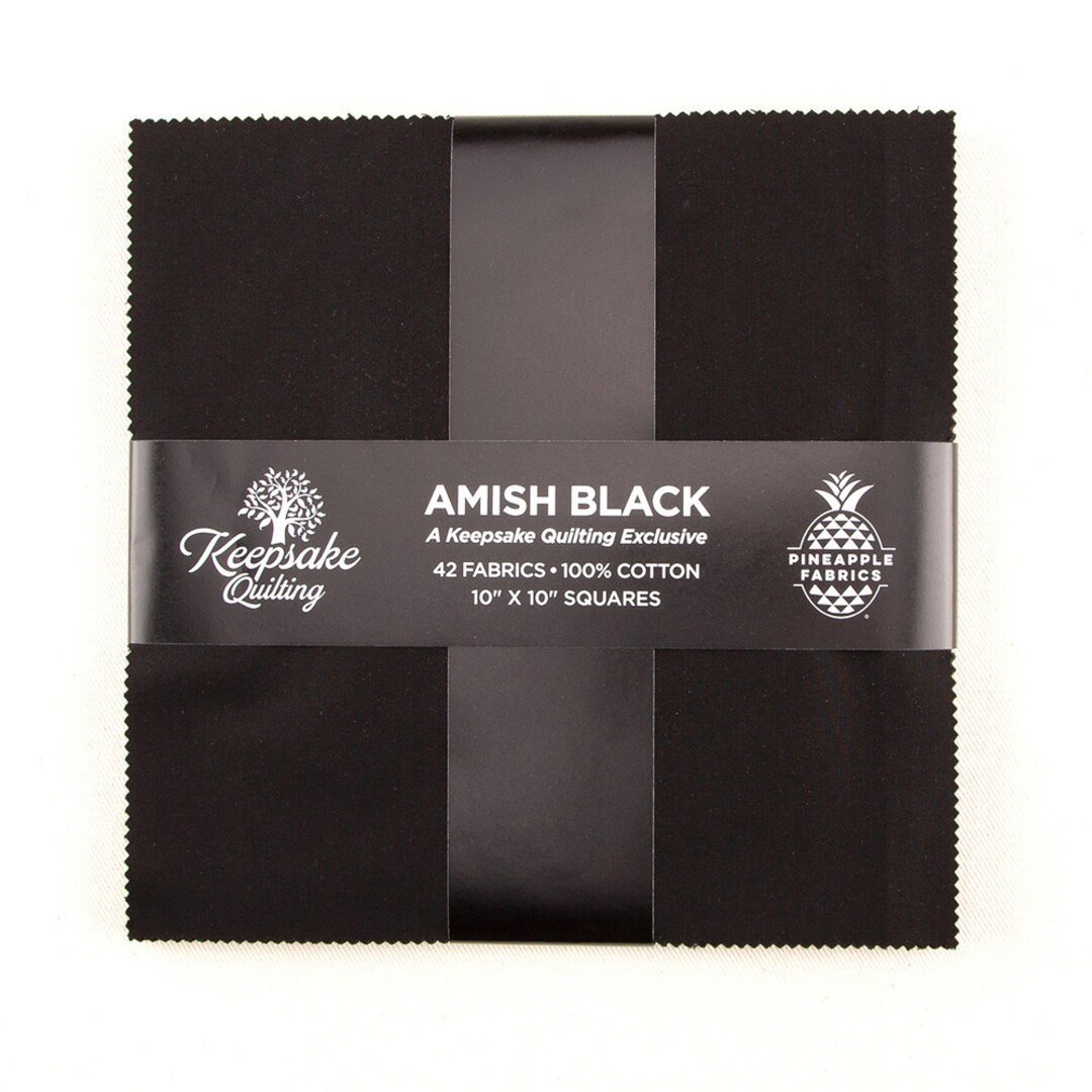 Keepsake Quilting's Exclusive Amish Black 42piece Etsy