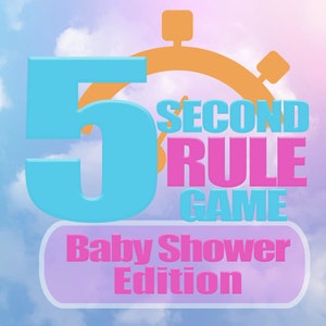 Virtual Baby Shower Juego / Diversión 5 Segundo Juego de Fiesta para Baby Showers / Built in Timer