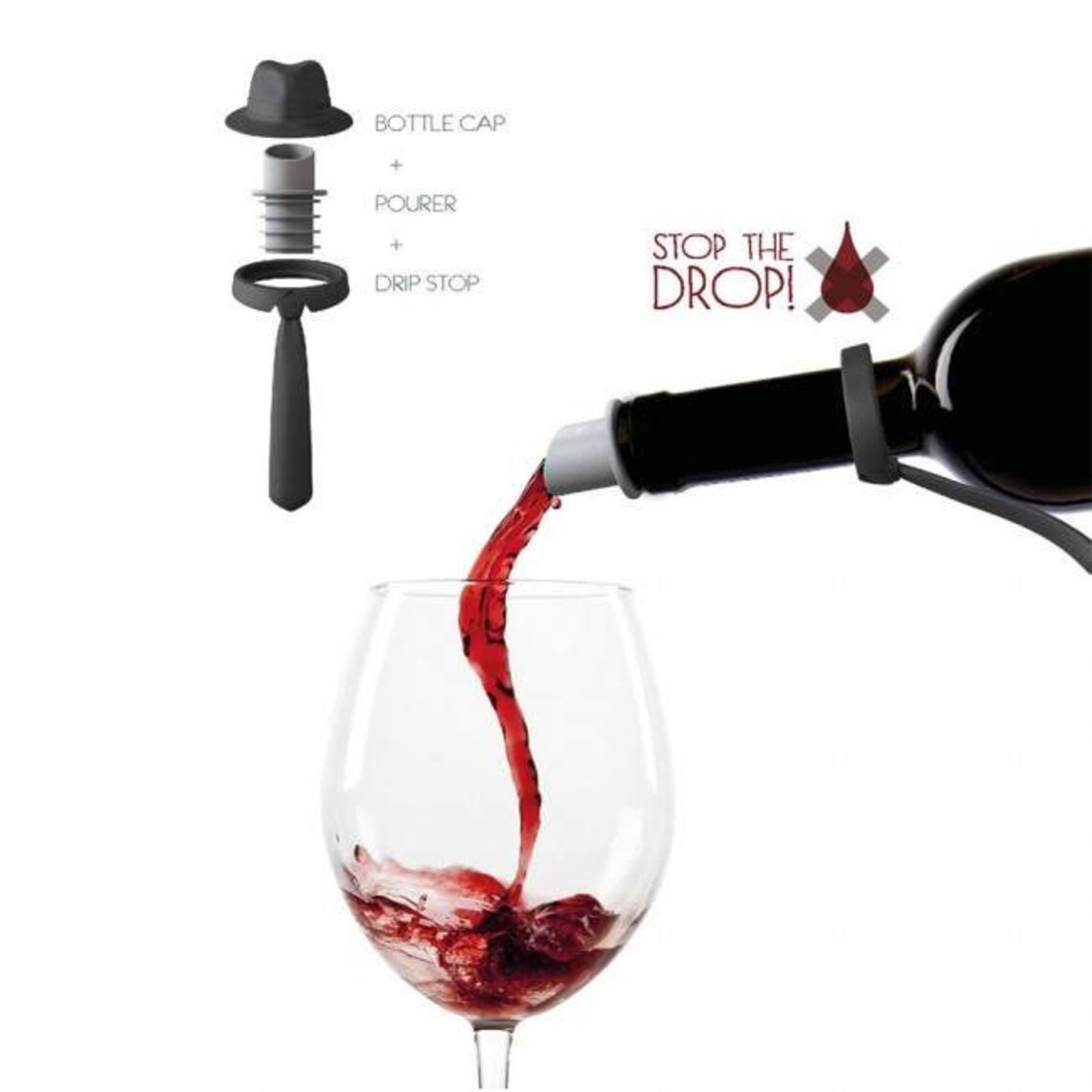 Stopper Set for Wine or Whiskey Bottle Pourer and Stopper Set Etsy