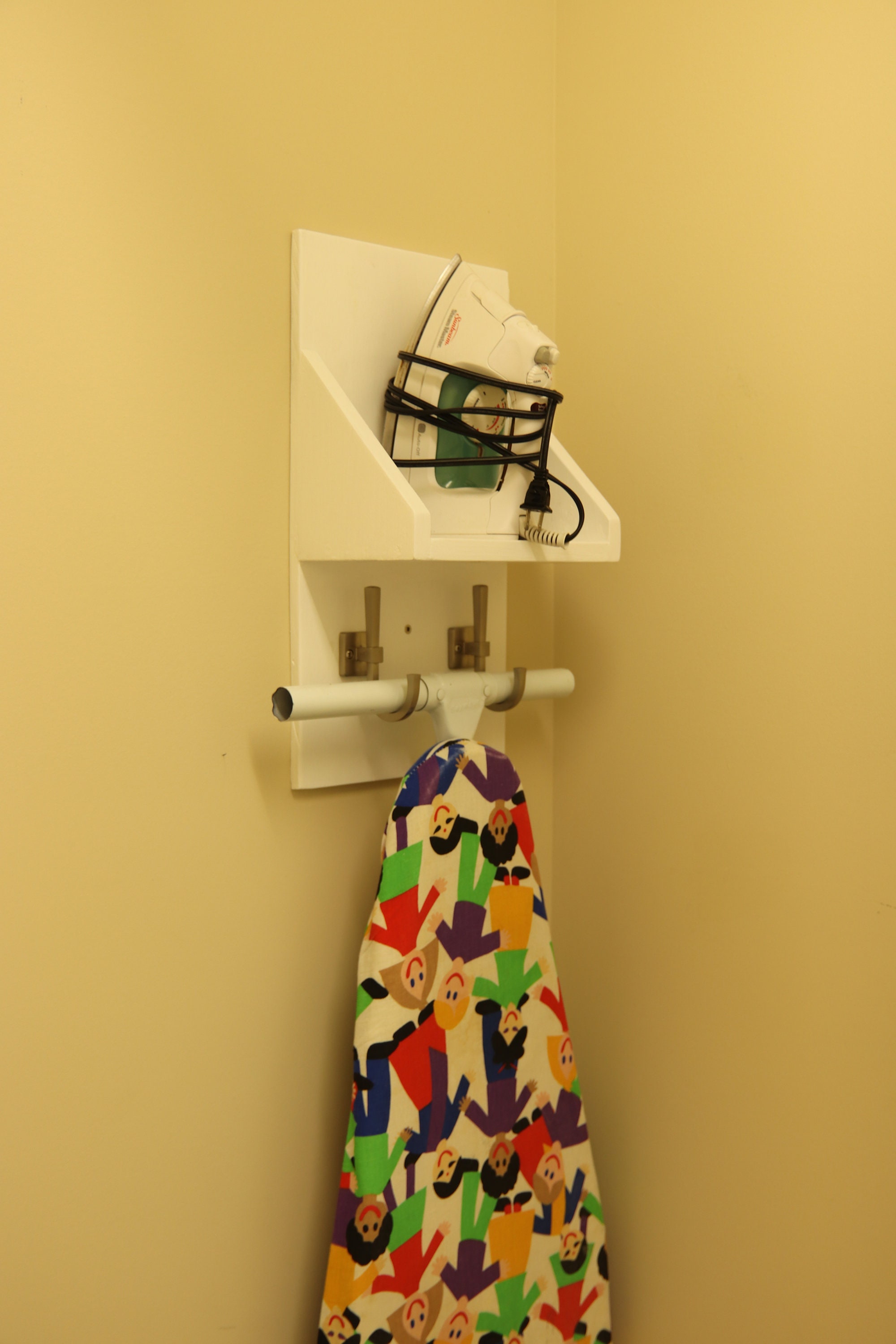 White Ironing Board Hanger / Ironing Board Hanger / Laundry Etsy
