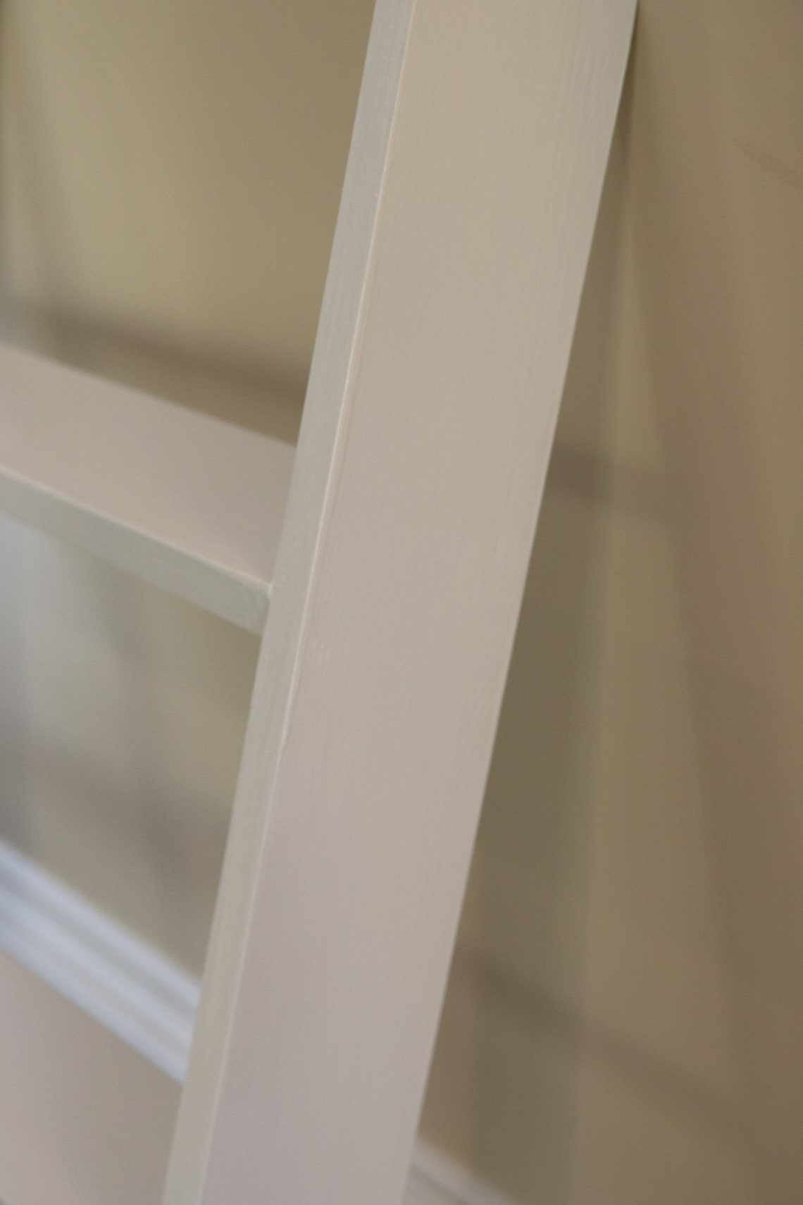 White Blanket Ladder / Blanket Ladder / White Blanket Rack / Etsy