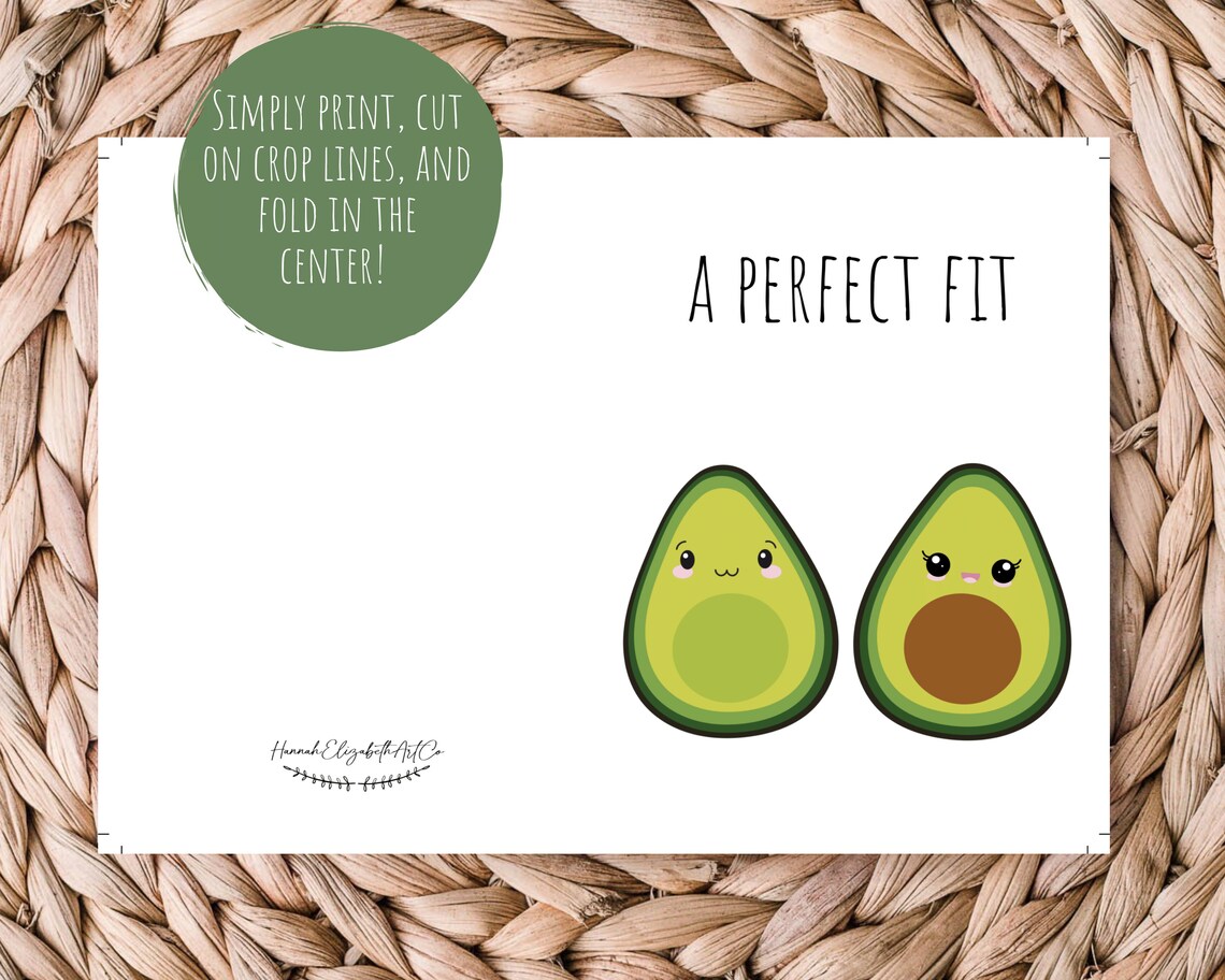 Printable Anniversary Card - Printable Card - A Perfect Fit Card ...