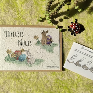 Carte à planter Joyeuses Pâques