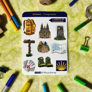 Stickers Compostelle