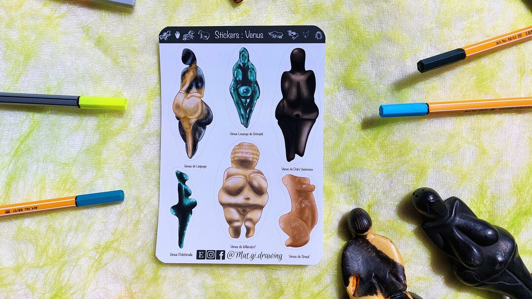 Stickers Venus - Etsy
