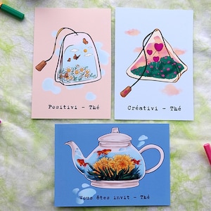 Tea postcards