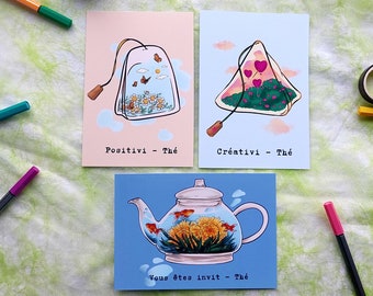 Postales de té
