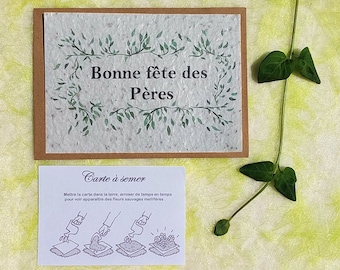 Carte à planter Bonne fête des pères