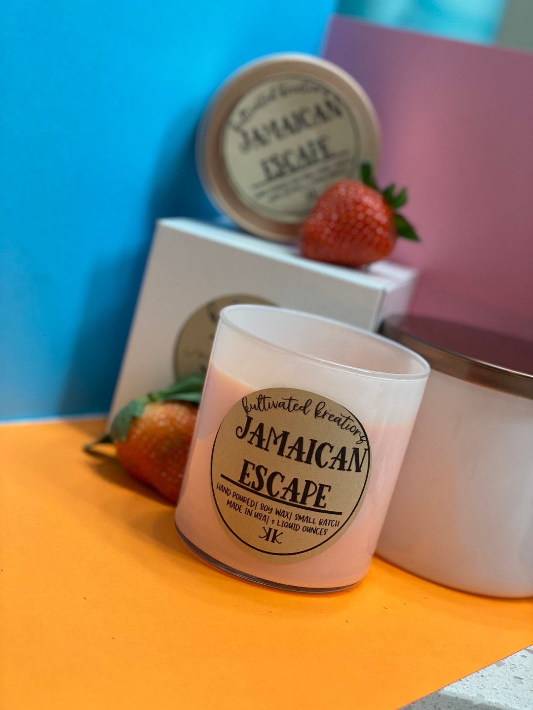 Jamaican Escape Scented Soy Wax Candle Handmade Soy Wax Etsy