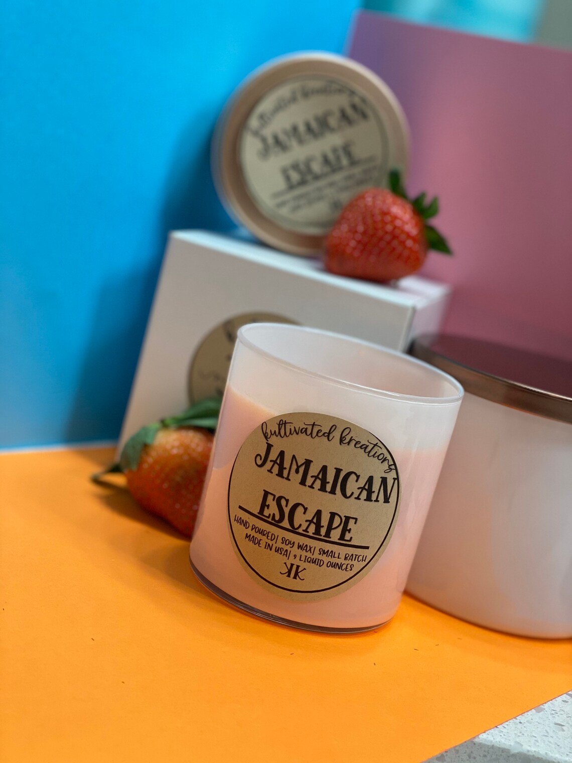 Jamaican Escape Scented Soy Wax Candle Handmade Soy Wax Etsy