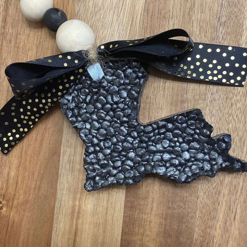 Louisiana Shaped Scented Car Freshies Car Air Freshener Etsy