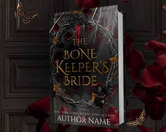 Customisable Book Cover Design | Pre-Made Dark Romance Physical Book and eBook Cover | Dark Academia Black Fantasy Gothic PNR Mafia Vampire