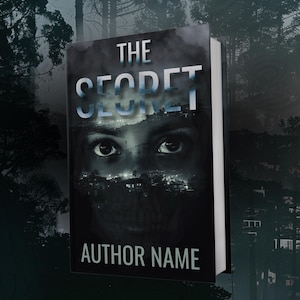 Customisable Book Cover Design | Pre-Made Thriller Physical Book and eBook Cover | Horror Mystery Suspense City Suspense Crime Murder Blue