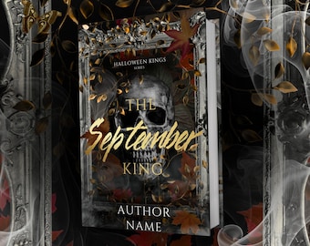 Aanpasbaar ontwerp boekomslag | Pre-made PNR Dark Romance Fysieke boekomslag en e-boekomslag | Maffia, romantiek, rood, erotiek, halloween, schedel
