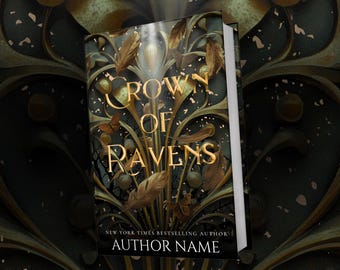 Customisable Book Cover Design | Pre-Made Fantasy Court Physical Book and eBook Cover | Green, Spring, Queen, Romantasy, Sword, Fae, Romance
