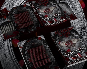Bestseller Bundle | Pre-Made Cover Design Pack Dust Jacket, Paperback & eBook Cover | Dark Romance Moth Silver Black Petal PNR Erotica Mafia