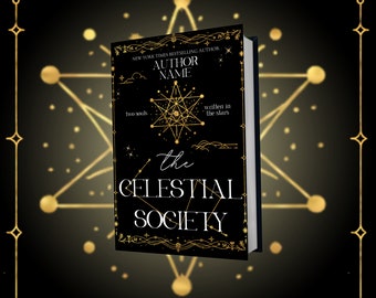 Customisable Book Cover Design | Pre-Made Dark Academia Physical Book and eBook Cover | Celestial Tarot Witch Historical Fiction Estoric