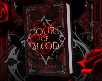 Aanpasbaar ontwerp boekomslag | Pre-made fysieke fantasieboek- en e-boekomslag | Dark Vampire Romantasy Academia Horror PNR Romance Gothic