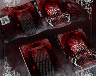 Bestseller Bundle | Pre-Made Cover Design Pack Dust Jacket, Paperback & eBook Cover | Dark Academia Gothic Romance Romantasy Fantasy Manor
