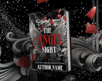 Customisable Book Cover Design | Pre-Made Dark Fantasy Romance Physical Book and eBook Cover | Angel Gothic PNR Romantasy Paranormal Wings