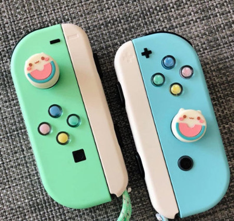 Cute Cat Bear Thumb Grip for Nintendo Switch Joystick Etsy