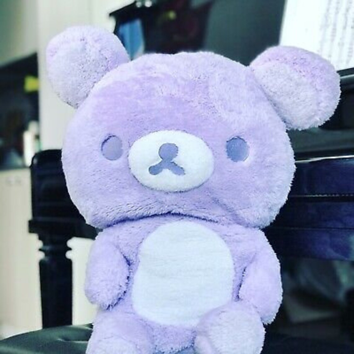 HUGE Rilakkuma Plush Purple 21in/55cm/ Cute Purple Teddy | Etsy