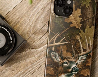 Deer Hunting iPhone Case, Whitetail Buck Deer Phone Case, Deer Hunting Gifts for Men, Trophy Buck Phone Case, iPhone 17 Tough Case
