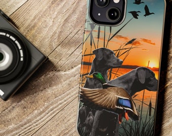 Duck Hunting Gifts Men, Mallard iPhone Tough Case, Flying Mallard iPhone Case, Duck iPhone Case, Waterfowl Gifts, Duck Hunter iPhone Case