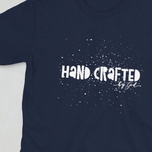 Hand Crafted By God Shirt, Jesus Tee, God Tee, Religious Inspiration Short-Sleeve Unisex T-Shirt