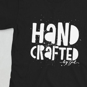 Hand Crafted By God Shirt, Jesus Tee, God Tee, Religious Inspiration Short-Sleeve Unisex T-Shirt