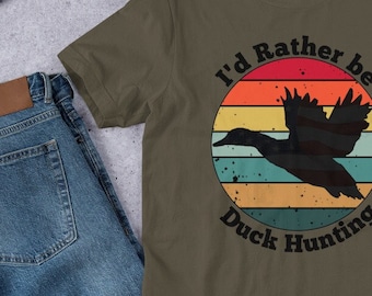 Vintage Duck Hunting Shirt, Duck Hunter Gift, Waterfowl T-Shirt, Duck Hunting Shirt for Men, Short-Sleeve Unisex T-Shirt
