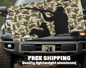 Duck Hunting Truck Front License Plate for Men, Labrador Truck License Plate, Flying Mallard Front License Plate, Duck Hunting Gifts for Men