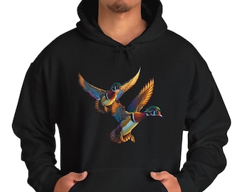 Wood Duck Gifts Men, Wood Duck Sweatshirt, Hunting Hoodie, Duck Hunting Sweatshirt, Duck Hunting Gifts Men, Duck Shirt Men, Wood Duck Hoodie