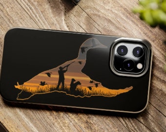 Flying Mallard iPhone Tough Case, Duck Hunting iPhone Case, Duck iPhone Case, Waterfowl iPhone Case, Duck Hunter iPhone Case