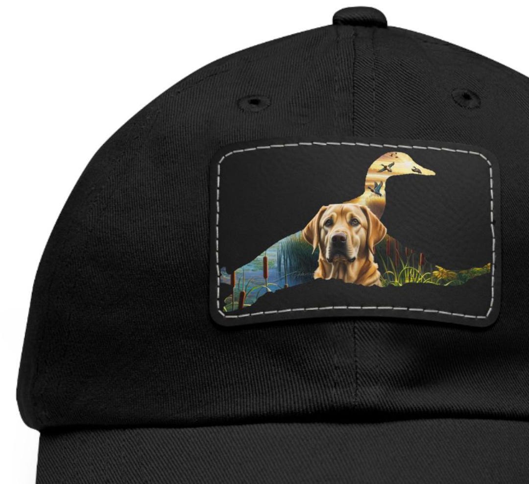 Yellow Labrador Retriever Hat, Yellow Lab Gifts, Flying Mallard Dad Hat ...