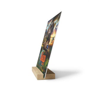 Decoración de patos para papá, Letrero personalizado para papá, Decoración para papá labrador, Placa "El mejor papá del mundo", Regalos de caza de patos para papá, Regalos de labrador chocolate imagen 3