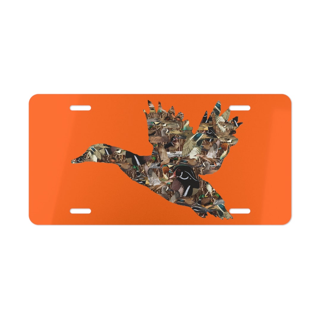 Mallard Duck License Plate, Duck Hunting License Plate, Wood Duck Car