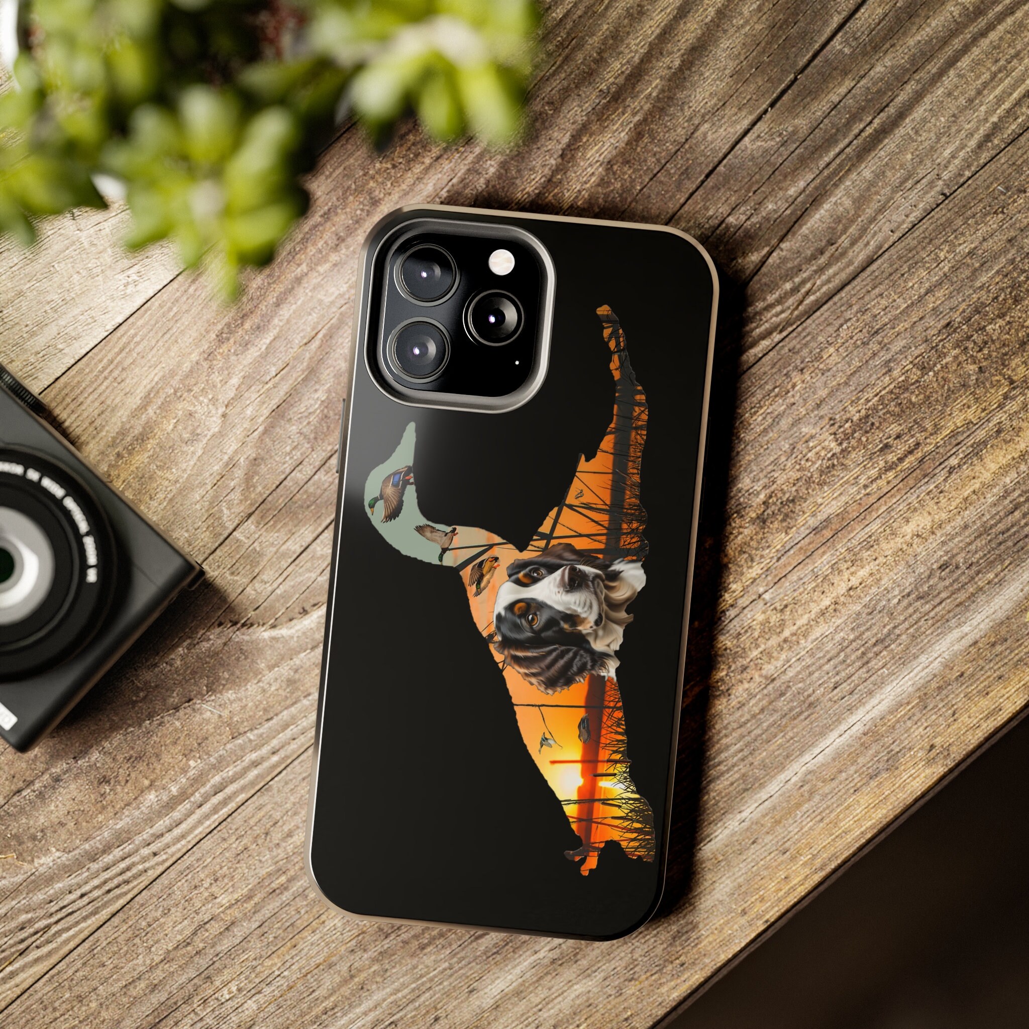 Apple - フライング・パンダ Flying Mallard iPhone Tough Case, Brittany Spaniel iPhone Case