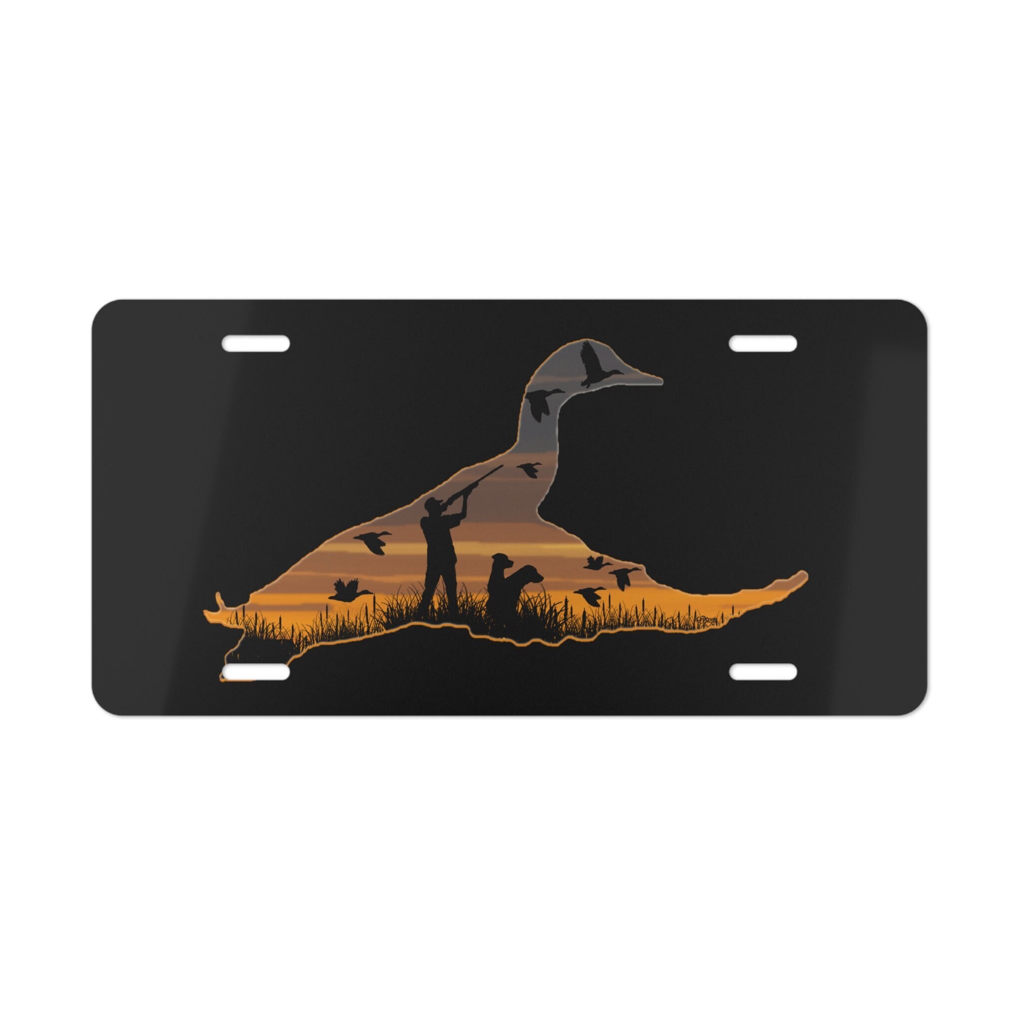 Flying Mallard License Plate, Duck Hunting License Plate, Duck Hunter