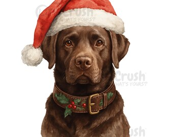 Horloge Murale Ou Autoportante Chocolat Labrador - Cadeau Noël - Bluewater Designs (Neuve)