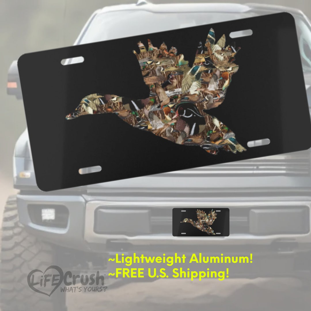 Mallard Duck License Plate, Duck Hunting License Plate, Wood Duck